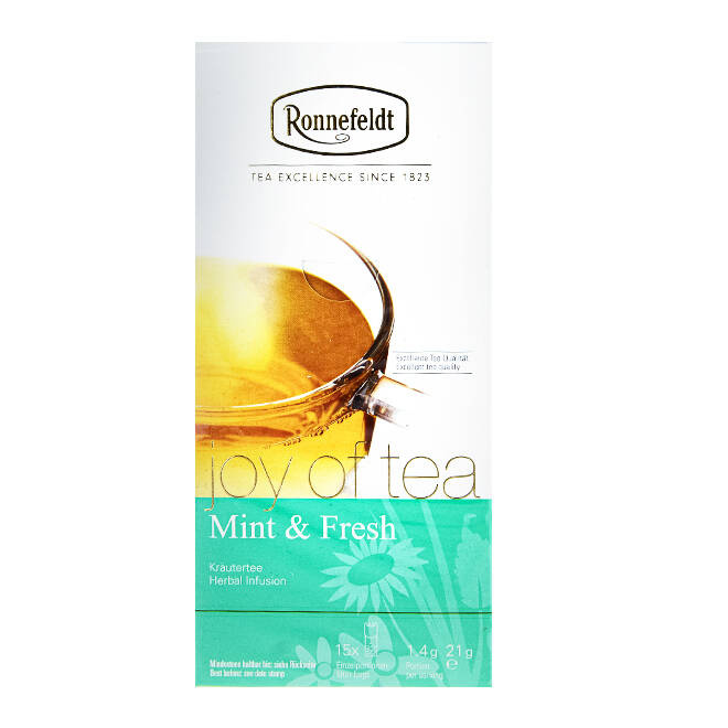 Herbata ziołowa Ronnefeldt Joy Of Tea w saszetkach | MINT & FRESH