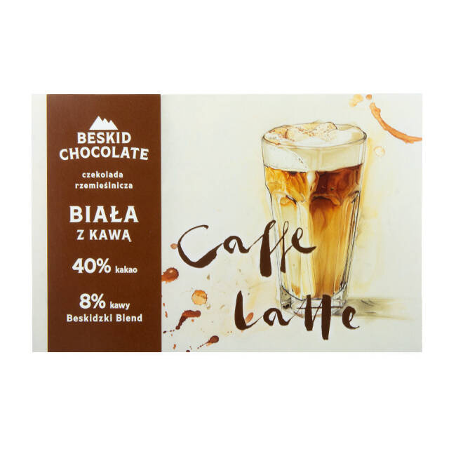 Beskid Chocolate | BIAŁA Z CAFFE LATTE 40/8 70g