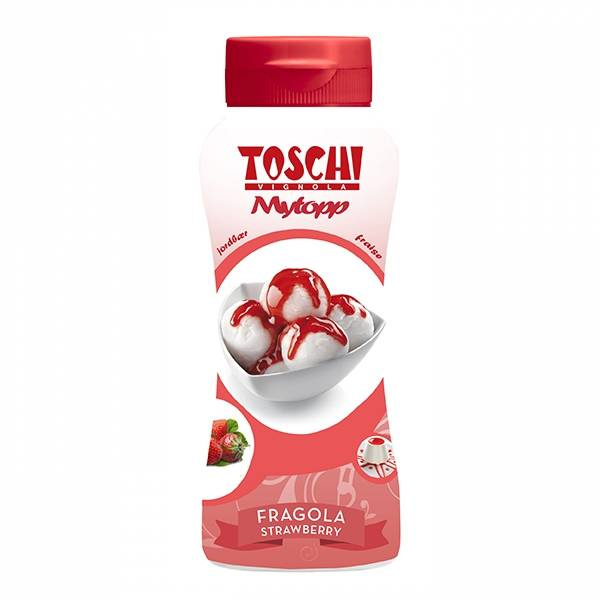 Polewa TOSCHI truskawka 200g