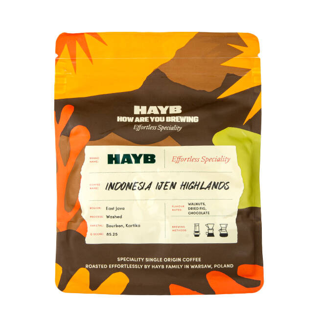 kawa ziarnista HAYB Indonezja Ijen Highlands 250g