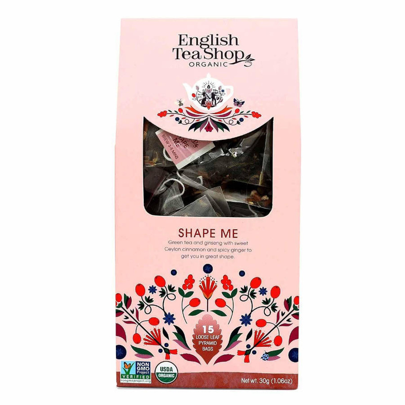 ENGLISH TEA - herbata zielona Shape Me – 15 Piramidek