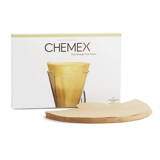 CHEMEX: filtry papierowe FP-2 100 szt. brązowe