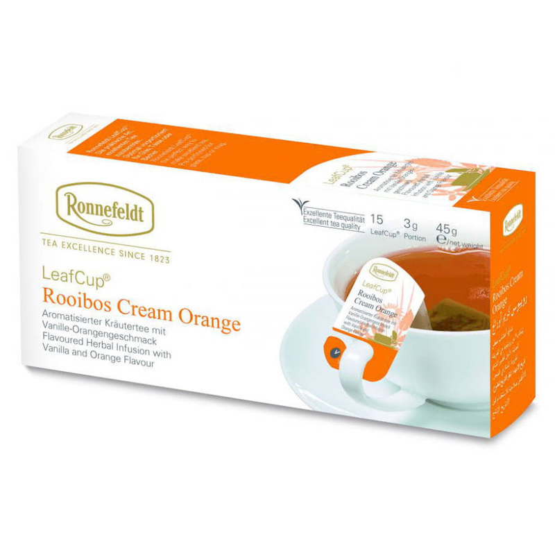 Herbata rooibos Ronnefeldt CREAM ORANGE w saszetkach