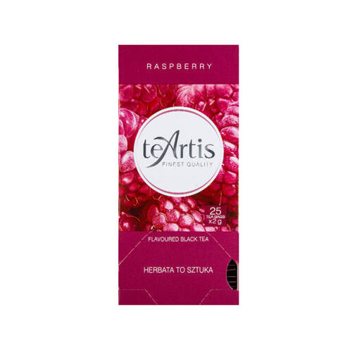 Herbata TEARTIS raspberry 25x2g