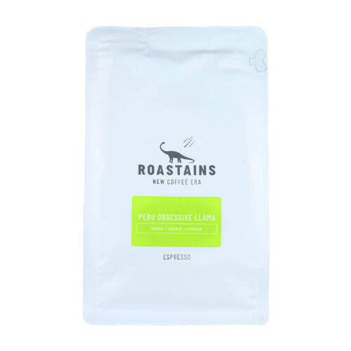 kawa ziarnista ROASTAINS Peru OBSESSIVE LLAMA 250g