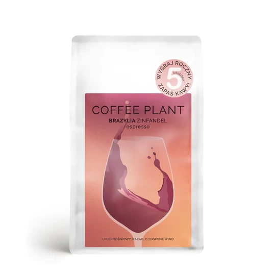 kawa COFFEE PLANT Brazylia Zinfandel Espresso 250g | 5 urodziny