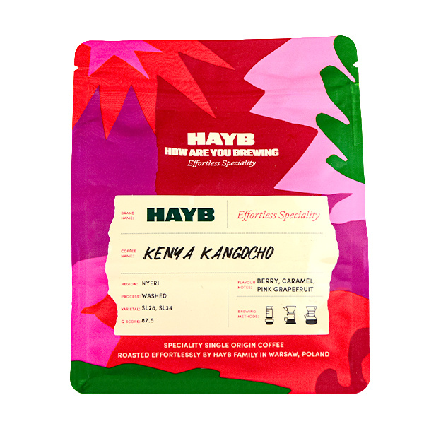 kawa ziarnista HAYB Kenya Kangocho 250g