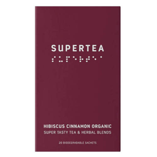 Herbata SUPERTEA hibiscus cinnamon organic 20 saszetek