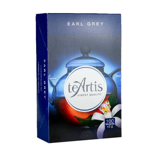 Herbata TEARTIS earl grey 100 x 2g