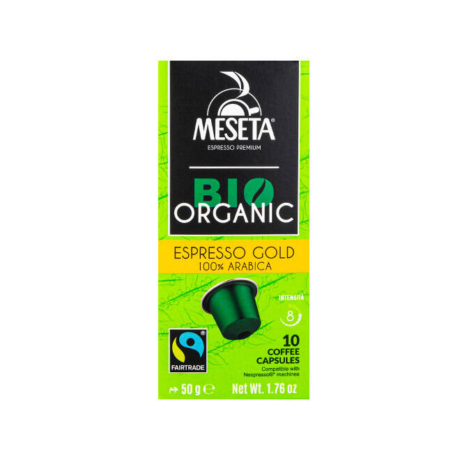 Kapsułki Meseta BIO ORGANIC GOLD10szt. | NESPRESSO