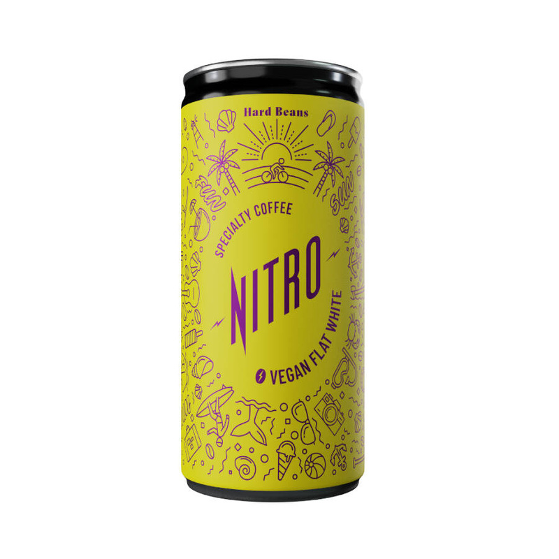 Hard Beans NITRO- VEGAN FLAT WHITE 200 ML