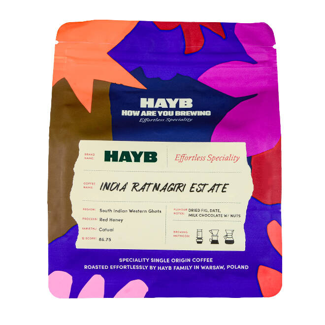 kawa ziarnista HAYB  Indie Ratnagiri Estate250g