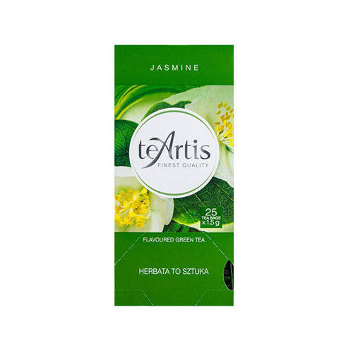 Herbata TEARTIS green jasmin 25x1,5g