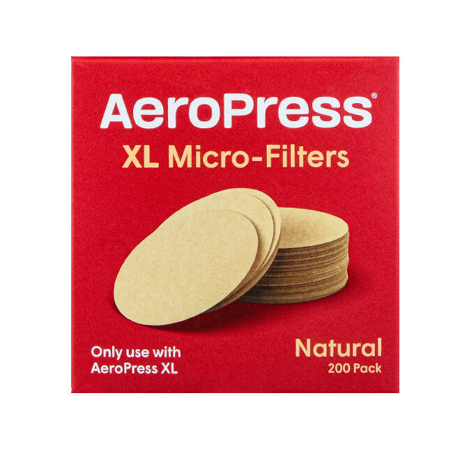 AEROPRESS XL: filtry papierowe 200 szt.| NATURAL