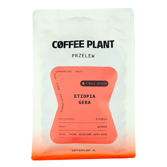 kawa COFFEE PLANT Etiopia Gera 250g