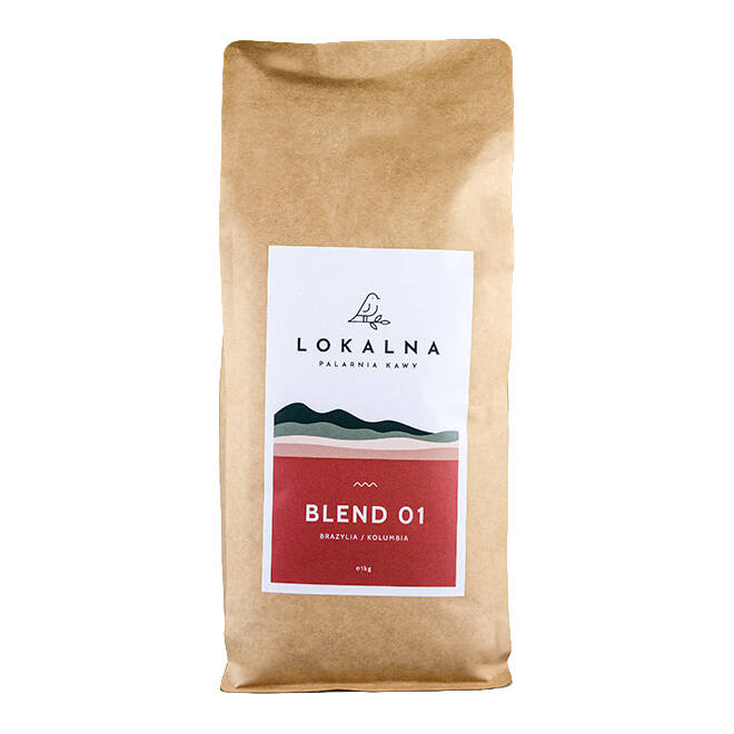 LOKALNA PALARNIA KAWY Blend 01 Brazylia/Kolumbia 1kg