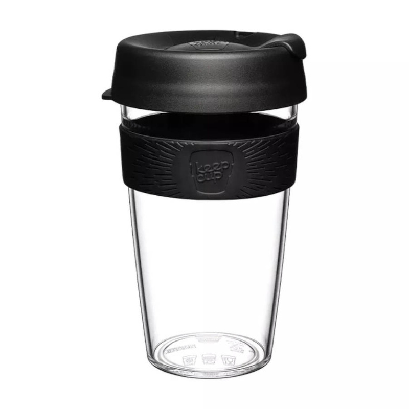 KeepCup Clear Edition 454ml Original | BLACK