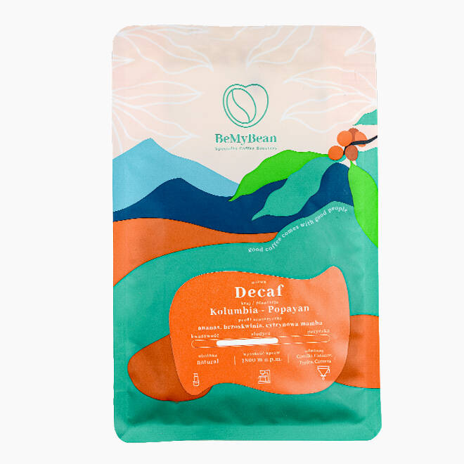 BeMyBean Kolumbia Popayan DECAF 250g | PRZELEW