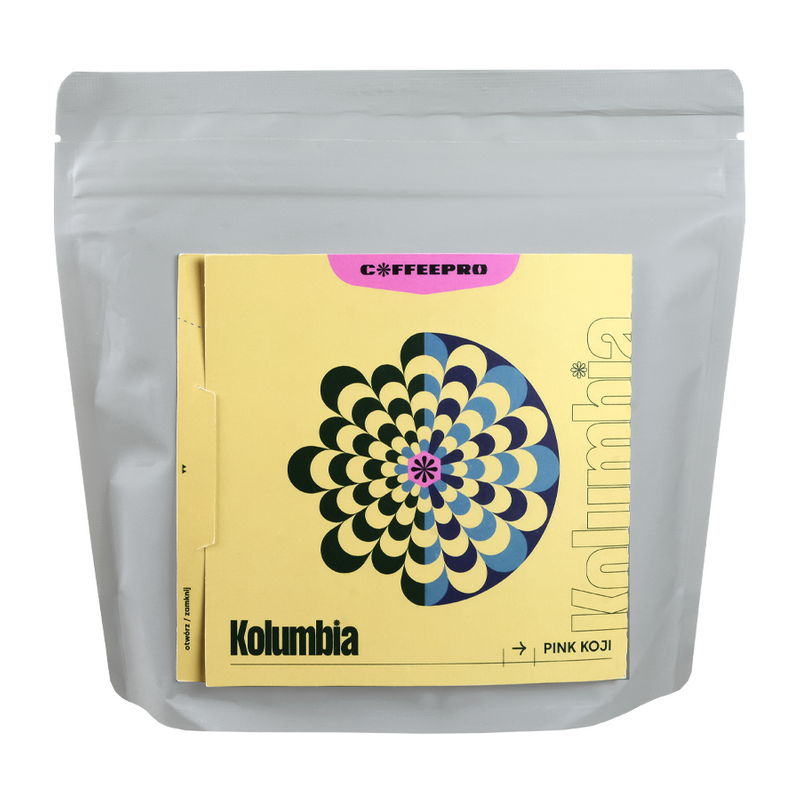 kawa ziarnista Coffee Pro KOLUMBIA Pink Koji 250g | PRZELEW