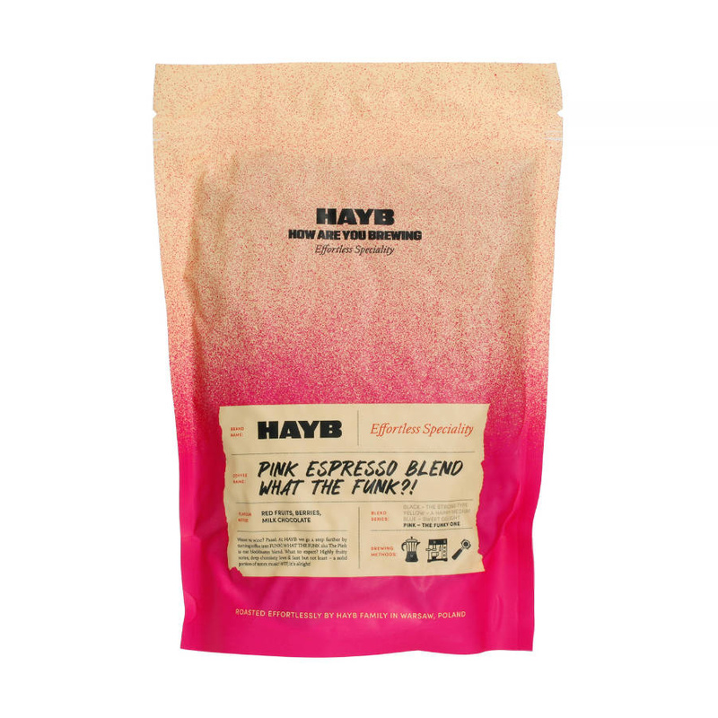 kawa ziarnista HAYB PINK espresso blend 250g