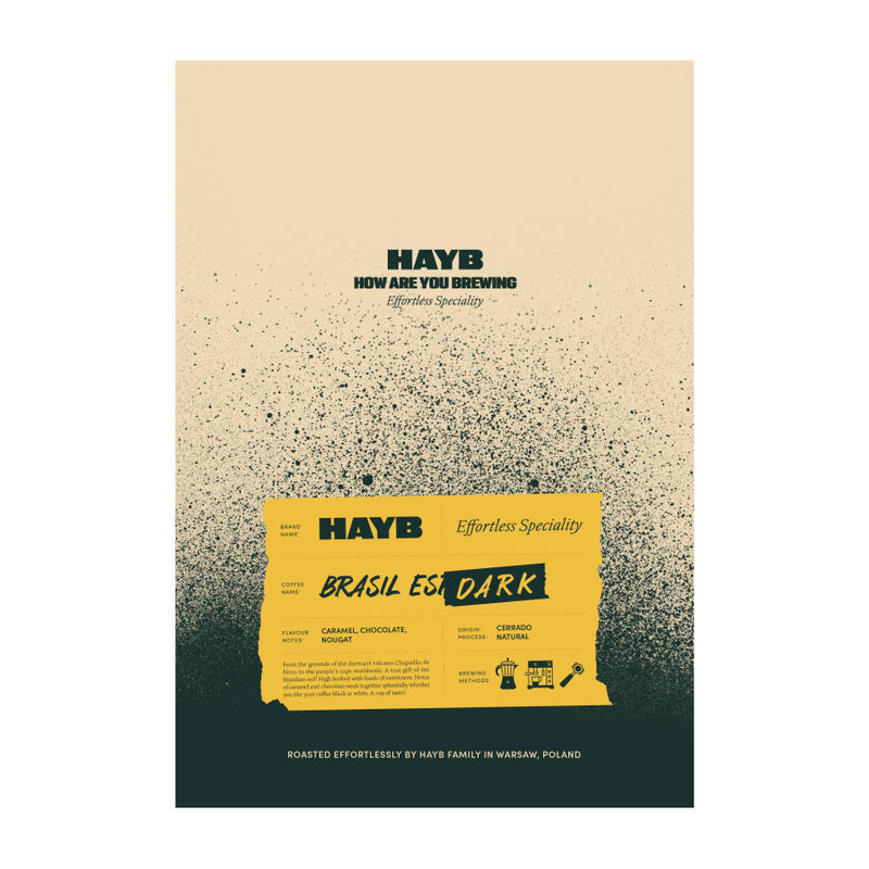 kawa ziarnista HAYB Brasil Dark Roast Espresso 1000g