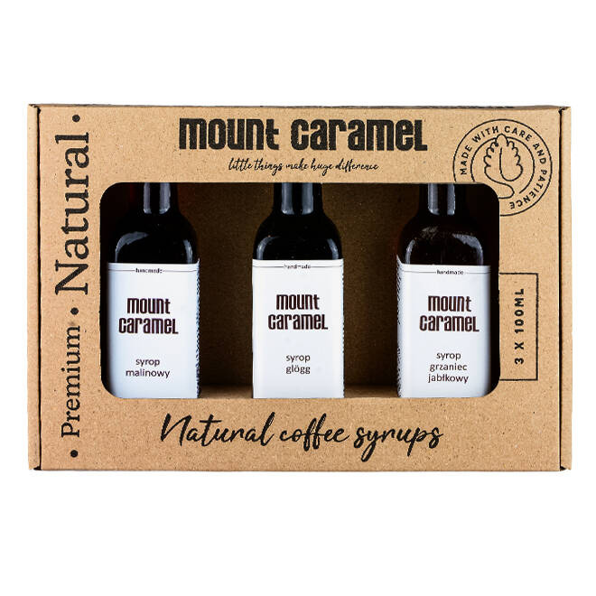 MOUNT CARAMEL ZESTAW 3x100ml malina, glogg, grzaniec jabłkowy