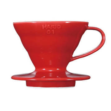 Ceramiczny dripper HARIO V60-01 | CZERWONY