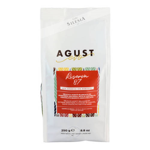 kawa ziarnista Agust Evo RISERVA 87% arabica 250g