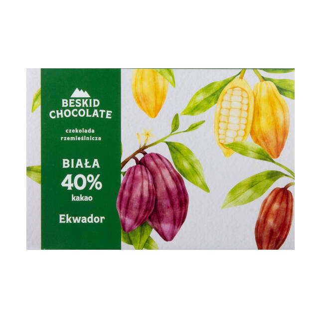 Beskid Chocolate | BIAŁA 40% Ekwador 70g