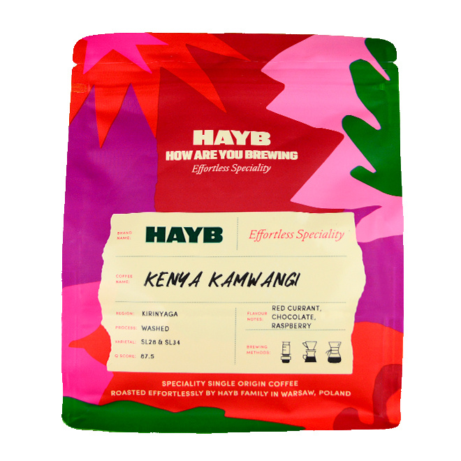 kawa ziarnista HAYB KENIA Kamwangi 250g