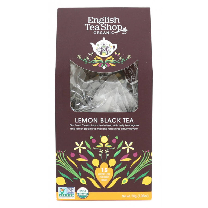 ENGLISH TEA - Herbata czarna Lemon Black Tea – 15 Piramidek