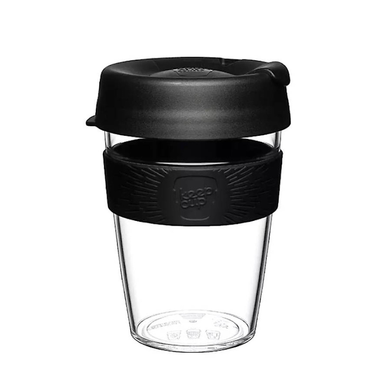 KeepCup Clear Edition 340ml Original | BLACK