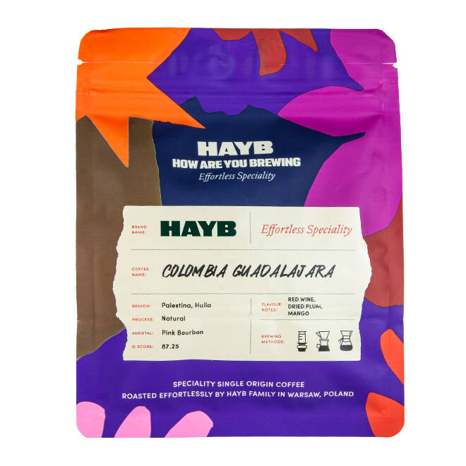 kawa ziarnista HAYB Kolumbia Guadalajara 250g