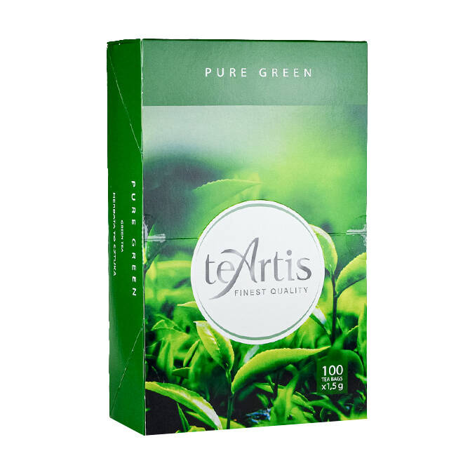 Herbata TEARTIS pure green 100 x1,5g