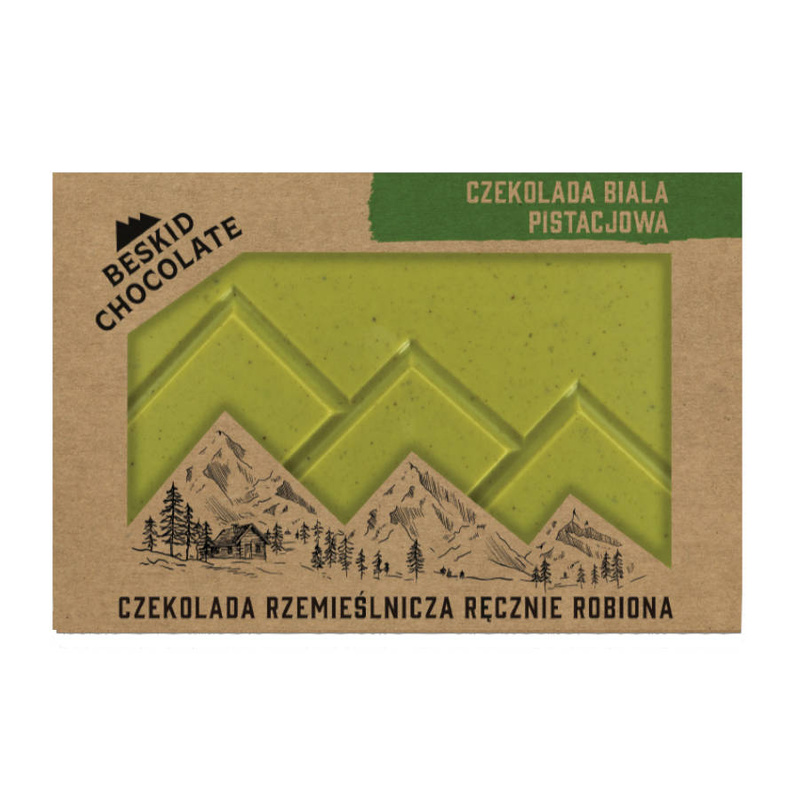 Beskid Chocolate | BIAŁA PISTACJOWA 70g