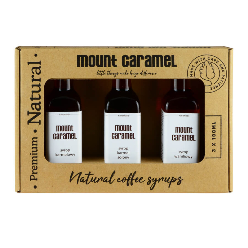 MOUNT CARAMEL ZESTAW 3x100ml karmel, s.karmel wanilia