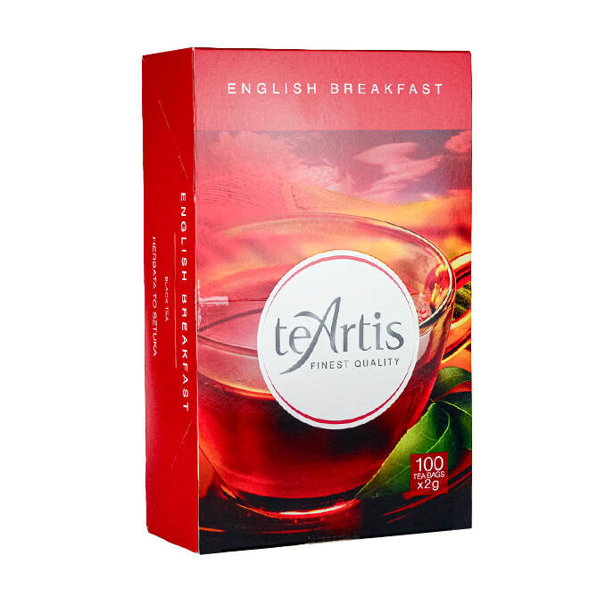 Herbata TEARTIS english breakfast 100 x 2g