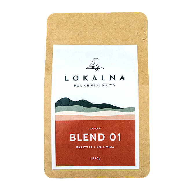 LOKALNA PALARNIA KAWY Blend 01 Brazylia/Kolumbia 250g