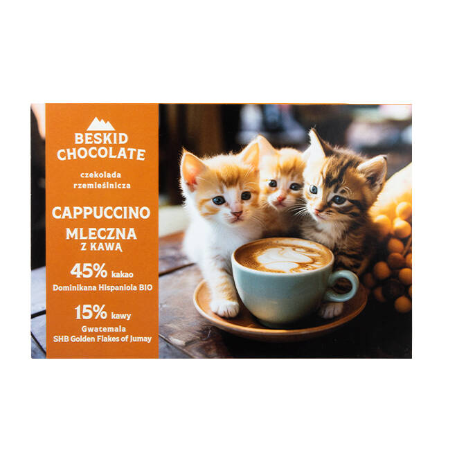 Beskid Chocolate | MLECZNA CAPPUCCINO 45% 70g