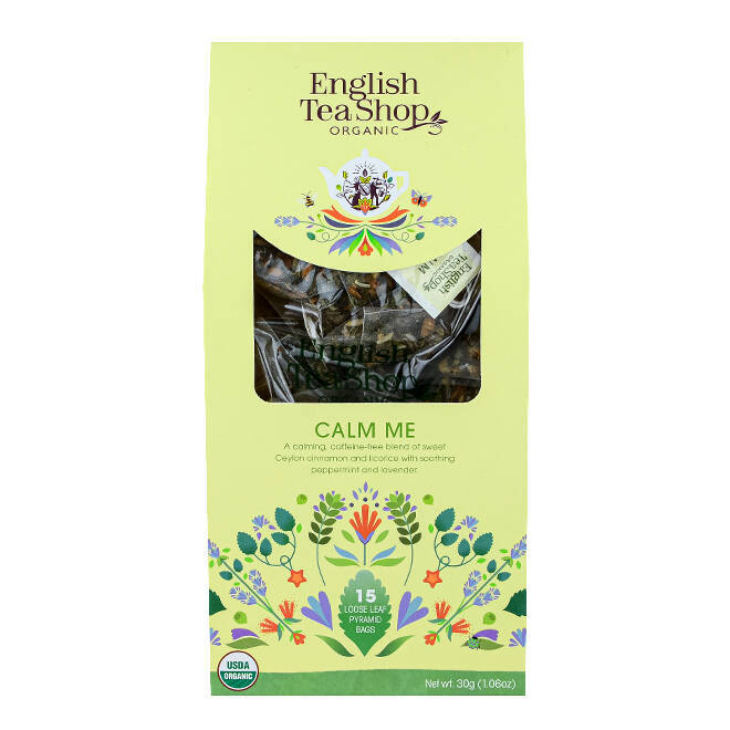 ENGLISH TEA - Herbata ziołowa Calm Me – 15 Piramidek