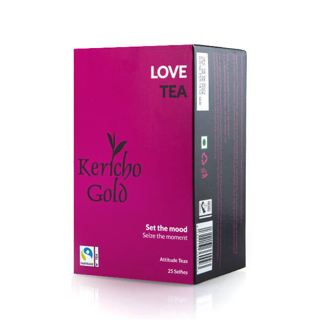 Herbata Czarna KERICHO GOLD love tea 25szt. | ATTITUDE