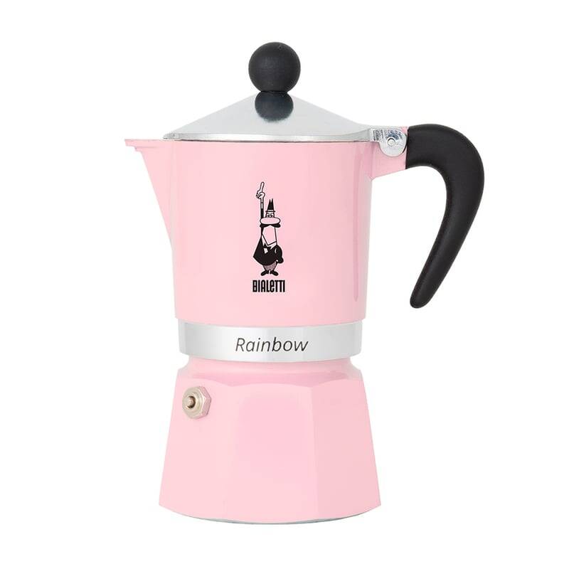 Kawiarka Bialetti RAINBOW PRIMAVERA 3tz | RÓŻOWA